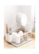 Drying Stand Storage Rack White 12.6x16.9x10.6inch