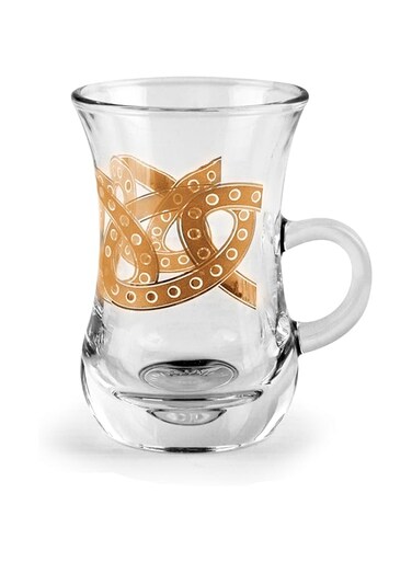 Royalford 6 piece Lawa Royal Istikana 4oz, Multi-Colour, RF7938