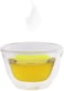 Lihan 12pcs Double Wall Clear Glass Teacups Set - 50ml