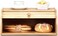 Lihan Bamboo Bread Box, Bread Box With Lid, Bread Basket Sweets Storage Basket