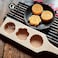 Liying 1Pcs Mooncake Molds (3 layer) for Baking - Wooden Moon Cake Molder Cookie Stamps - DIY Chocolate Mold Pie Stamps, Chinese Traditional Mid-Autumn Festival Moon Cake
