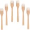 Liying Small Bamboo Spoons Set of 6, Mini Tasting Spoons Wooden Teaspoon for Coffee, Tea, Jam, Herbs, Salts and Dessert