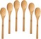 Liying 6Pcs Long Handle Wooden Spoons, Wooden Spoon for Cooking Japanese Wooden Spoon for Kitchen Soup Mixing Baking