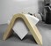 Liying Bamboo Coffee Filter Holder, Stylish Coffee Bar Accessories Storage Solution for Coffee Filters, Brown