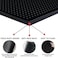 Liying 2Pcs Premium Coffee Bar Mat, 30x15cm, Absorbent, Non-Slip Silicone, for Coffee Makers, Espresso Machines, Countertops
