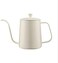 Liying 600ml Stainless Steel pour-over Coffee Kettle Drip Coffee Pot and Lid, Long Narrow Spout Coffee Pot Tea Stove Kettles for Home Brewing, Camping and Traveling (White)

