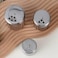 Liying 3Pcs Stainless Steel Sugar, Pepper, Salt Pot Kitchen Seasoning jar for Kitchen, Coffeeshop, Restaurants, Home (S)
