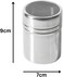 Liying 3Pcs Stainless Steel Coffee Shaker, Sugar Powder, Salt Pot Kitchen Seasoning jar for Kitchen, Coffeeshop, Restaurants, Home (B)
