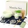 Liying 10-Pcs Matcha Kit Set, Whisk and Bowl with Spout &amp; Measuring Spoon, Japanese Tea Making Tools (Green)
