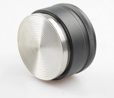 Liying Espresso Tamper, 58mm, 3D Grooves, Heavy Duty, for Barista Portafilter Machines, Various Sizes
