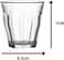 Liying Piccolo Coffee Cups Set of 6 Clear Glass Cups 90ml for Coffee/Milk Insulated Shot Glasses Regular Espresso Accessories for CoffeeShop, Home, Kitchen and bar
