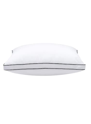 Double Black Piping Pillow Cotton 50x70cm Made in Uae
