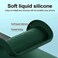 Case for Samsung Galaxy A26 5G, Liquid Gel Rubber Bumper Case with Soft Microfiber Lining Cushion Slim Shockproof Protective with Camera Protection Cover for Samsung Galaxy A26 2025 (Green)