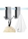 YHRY 2 Packs Shower Door Hooks, Shower Hooks for Towels, Heavy Duty Drilling-Free, Double Sided Shower Towel Hooks, Over The Door Towel Hooks, for Bathroom Frameless Glass Shower Door
