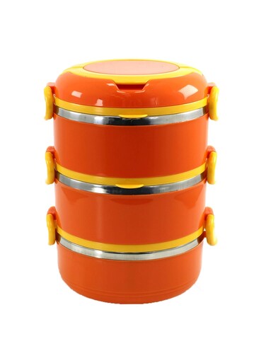 Box Lunch Box Thermal Leak Proof BPA Free Stainless Steel Lunch Box For Kids &amp; Adults 3 Layar