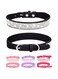 SOLMOONY Bling Dog Collar for Small Medium Large Dogs, Rhinestone Dog Collars for Girl and boy Dog, Diamond Puppy Collars, Adjustable Leather Suede SOFE Cat Collar (XS(8.2"-10.6"/21CM-27CM), Black1)