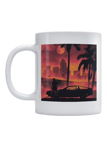 Digital Printed Mug White/Red/Black