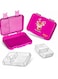 Lunch Box Bento style Purple Color for Kids 4 &amp; 6 Convertible Compartments  BPA FREE  LEAK PROOF  Dishwasher Safe   Back to School Season  Food Graded Materials  Made of Triton  Deer