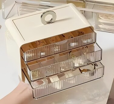 Makeup Organizer With 3 Drawers
