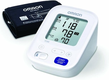 Omron Hem-7131-E, M3 Automatic Blood Pressure Monitor, White