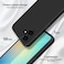 Liquid Silicone Back Cover Case for Samsung Galaxy A07 5G,  Soft Micro-Fibre Lining Inside  Camera Protection Bump   Shockproof Back Cover Case for Samsung A07 5G (Black)
