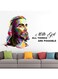 StickMe 'Jesus - Christ - God - Christian - Cross - Divine - Prayer - Quote - Inspirational - Motivational - Wall Sticker' -SM348 (Multi Colour, Vinyl - 60cm X 50 cm)