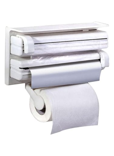 Dubai Gallery Triple Paper Dispenser White 38X7X18Cm