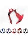 Bokelai No Pull Dog Harness for Small Medium Large Dogs Adjustable Reflective Pet Vest with Front Clip Padded Harness for Dogs Easy Control Handle Best for Outdoor Training and Walking Red M