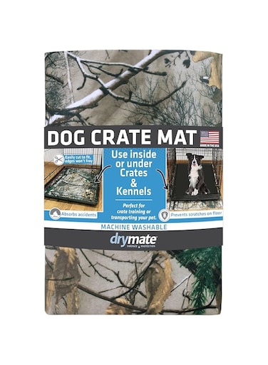 Drymate Real Tree Xtra Dog Crate Mat Anti Slip Mats for Dog &amp; Cat Bowls