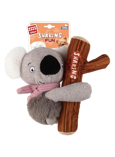 Gigwi Shaking Fun Squeaker Toy Koala Detachable 2In1, 8464