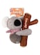 Gigwi Shaking Fun Squeaker Toy Koala Detachable 2In1, 8464