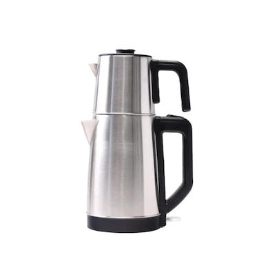 2200W Stainless Steel Electric Tea Kettle Set 2.2L+0.8L Double Pot Turkish Tea Maker