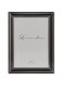 Lawrence Frames 5x7 Black Smoke Metal Picture Frame - Strata Design