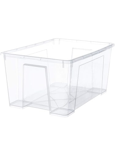 Samla Storage Box, Transparent, 56X39X28 cm/45 L