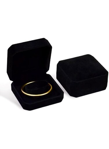 1pc Velvet Bangle Box Bracelet Box Gift Box Jewelry Box Watches Black Bangle Boxes for Jewellery Gifts for Her Mens Women Ladies Bangle Box Holder Bangle Storage Box Gift Boxes for Presents Bracelets