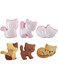 ELECDON Cat Shape Animal Plunger Cookie Cutters Set, 3pcs Cat Cookie Cutter Shapes Plastic Biscuit Cutter Set Animals Cookie Stamps Fondant Cake Decorating Tools