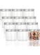 Wawasia 12 Pack 185ml Clear Plastic Jars Containers with Screw Refillable Round Empty Plastic Slime Storage Containers - BPA Free