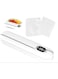 Azonee Vacuum Food Sealer, Food Packaging Machine 62 KPa Suction Power, Dry/Wet Mode, Automatic Sealing, White, with 10 vacuum sealer bags