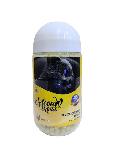 Meow Mates Deodorant Bead 450g Lemon