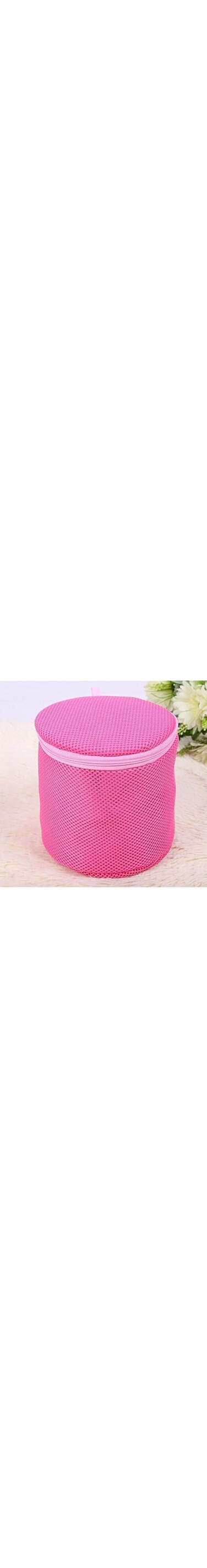 4basix Bra Wash Bag and Bras Lingerie Laundry Bags and Intimates Laundry Bag, Set of 2 (Regular Size), Pink