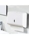 Paper Towel Dispensers, Wall Mount Commercial Toilet Tissue Dispensers Paper Towel Holder C-Fold/Multifold Paper Towel Dispenser for Bathroom, Kitchen(White)