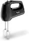 Moulinex Quick Mix, Hand Mixer, 300 W, Stainless Steel Whisks and Dough Hooks, Ergonomic Handle, 5 Speeds + Pulse HM3108B1, Black