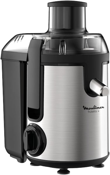 Moulinex Frutelia + Moulinex Juice Extractor, 400 W, 2 Speeds +&rlm; Pulse, Compact Juicer, 950 ml Pulp Collector, Drip Free System, Dishwasher Safe JU420D10