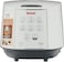 Tefal Easy Rice RK7321 - Rice Cooker, 750W, Fuzzy Logic With Spherical Pot, 1.8L, 8 Cooking Programs, White And Grey