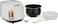 Tefal Easy Rice RK7321 - Rice Cooker, 750W, Fuzzy Logic With Spherical Pot, 1.8L, 8 Cooking Programs, White And Grey
