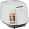 Tefal Easy Rice RK7321 - Rice Cooker, 750W, Fuzzy Logic With Spherical Pot, 1.8L, 8 Cooking Programs, White And Grey