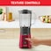 Tefal Minimix Glass Blender, Compact Mini Blender, Powerful Blender, 400 W, Powelix Technology, Chopper, Grinder, Removable Blades, 2 Speeds, Texture Control, Glass Jar, BL1685