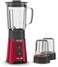 Tefal Minimix Glass Blender, Compact Mini Blender, Powerful Blender, 400 W, Powelix Technology, Chopper, Grinder, Removable Blades, 2 Speeds, Texture Control, Glass Jar, BL1685