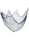 Party with Emma Fishing Net Wall Decor Natural Shells Beach Themed Fishing Net Wall Hanging for Wall Home Wedding Decoration Photographing Decoration79 inch x 59 inch (Blue)