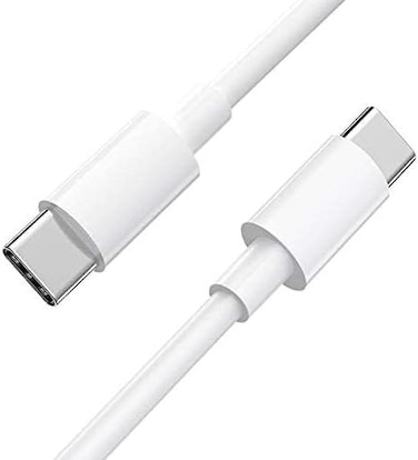 1 Metre Fast Charging USB-C Cable, Type C PD Charger Cord for iPhone 16/15 Pro/Max/Plus/15, MacBook Pro, iPad Pro Air 2024, Pixel 9/9 Pro 8a, Samsung S24 S23 Flip/Fold 6 5 (USB C to USB C Cable)